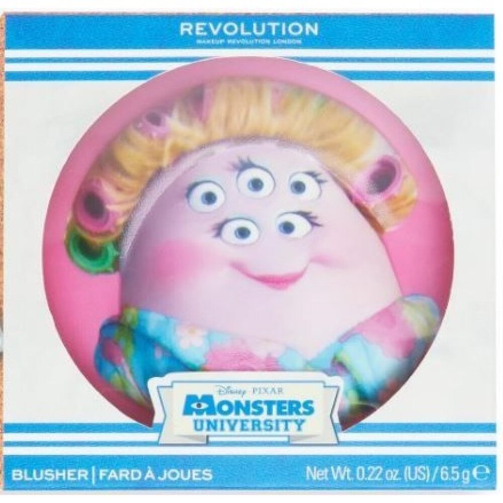 Revolution x Monsters University Mrs. Squibbles Creme Blusher Pinch Me Pink NEW